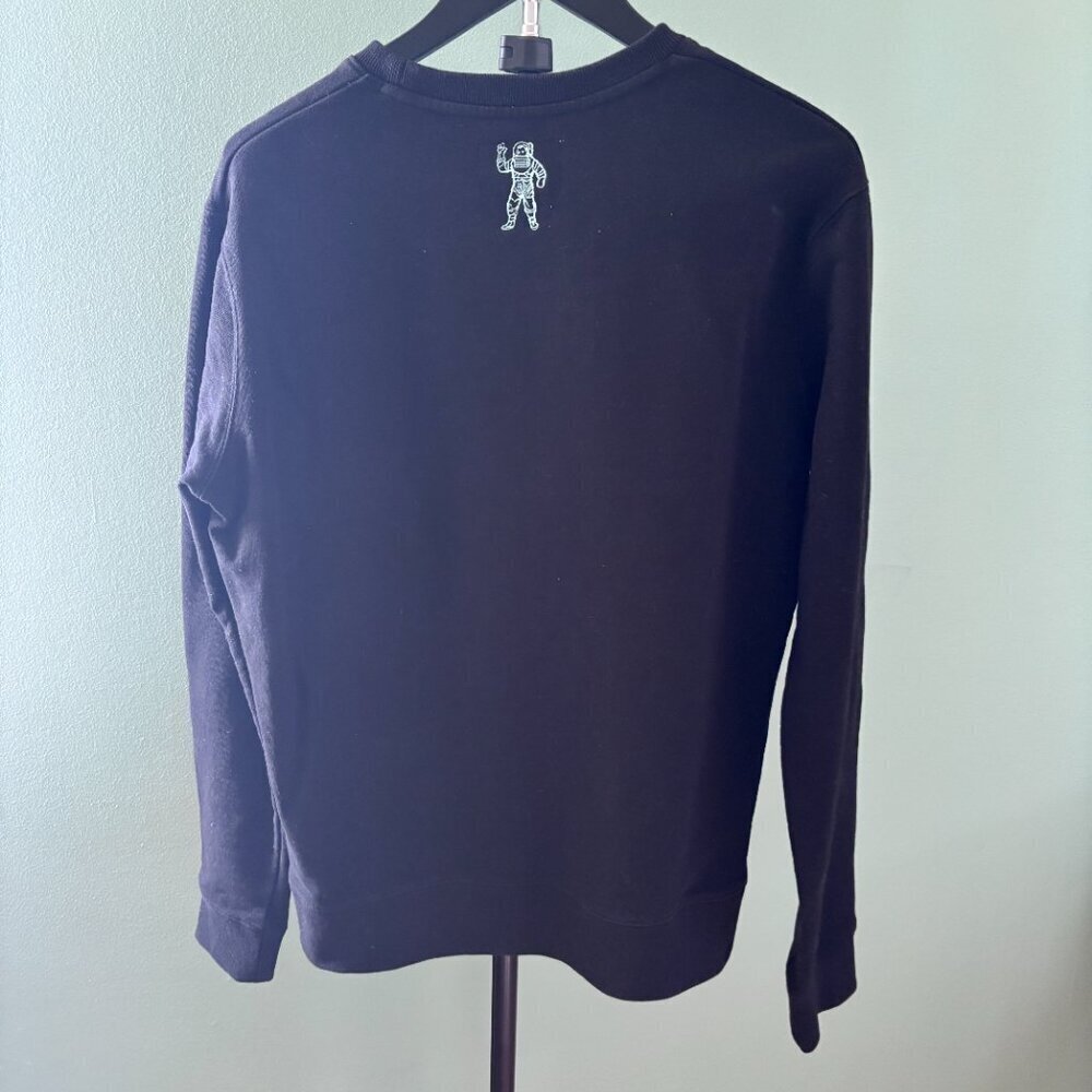 Billionaire Boys Club BBC Classic Crew Sweatshirt Mens S Black Embroidered Logo - Picture 4 of 9